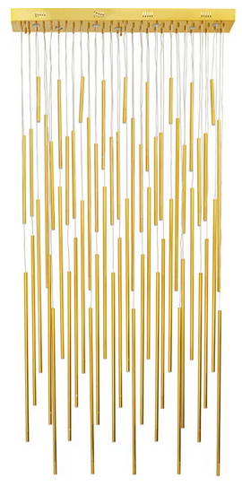 Hängeleuchte Living Vegas Deluxe Brass LED