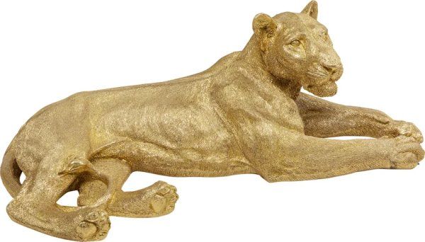 Deko Figur Lion Gold 81cm