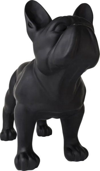 Deko Figur Toto Teen XL Schwarz Matt