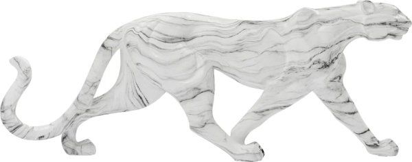 Deko Figur Leopard Marble 95cm