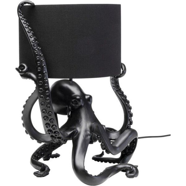 Tischleuchte Octopus Schwarz 47cm