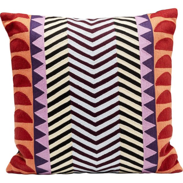 Kissen Colour Block Zig Zag 45x45cm